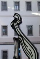 Madrid, courtyard of Centro de Arte Reina Sofia