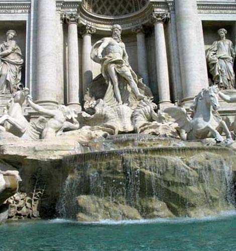 Rome, Trevi Fountain (Fontana di Trevi)